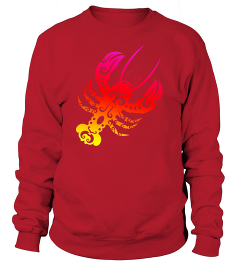 Maori Lobster Polynesian Tribal Tattoo Gift Idea Women's Sweatshirt