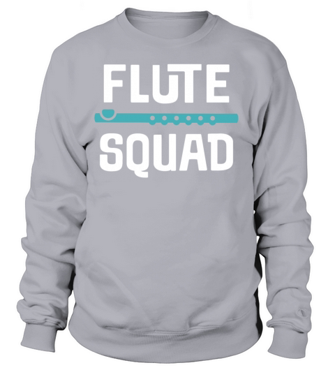 Flute Squad Marching Band Music Women's Sweatshirt