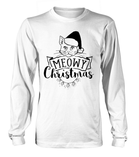 Meowy Christmas Women's Long Sleeve