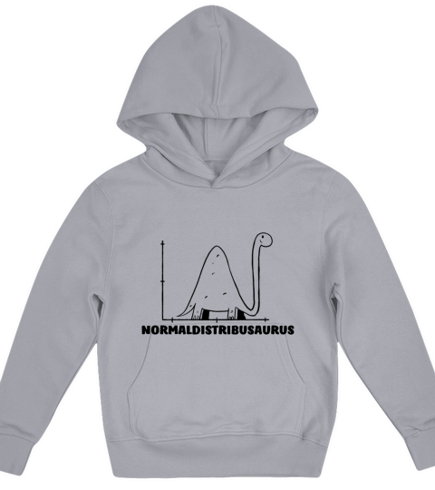 Normaldistribusaurus Normal Distribution II Gift Kids Hoodie