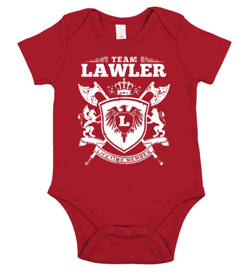 Team Lawler T-Lifetime Member: Tshirts For Team Lawler, Lawler Family, Lawler Company - Sweat Shirt Short Sleeve Baby One-Piece