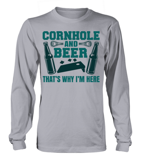 Cornhole and Beer Toss funny Cornhole Outfit hole Women's Long Sleeve