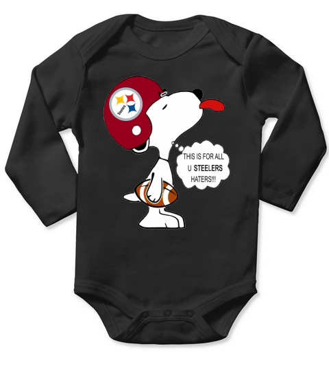 PITTSBURGH STEELER THIS IS FOR ALL U HATERS TSHIRT Long Sleeve Baby One-Piece
