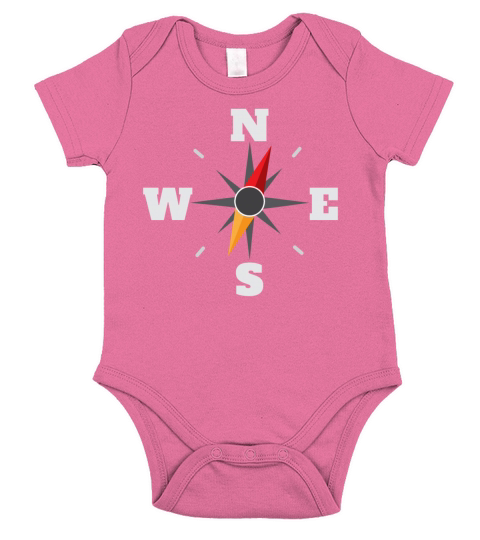 Arrow NESW Navigator Outdoor Gift Idea Short Sleeve Baby One-Piece