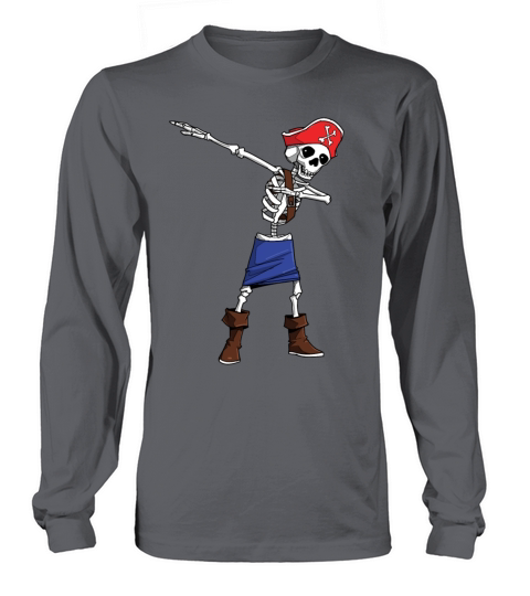 Halloween Pirate Dabbing Skeleton Gift Dab print Women's Long Sleeve