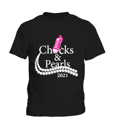 Pink Chucks And Pearls 2021 Basic Kids T-Shirt