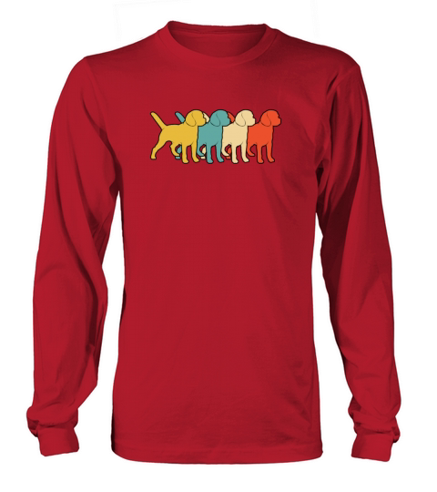 Vintage Retro Pop Art Beagle Dog Gift Idea Women's Long Sleeve