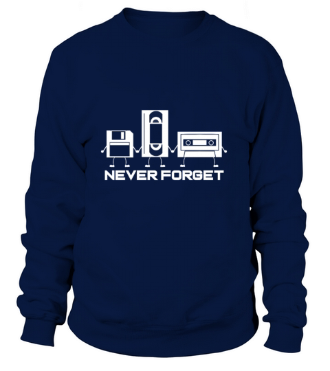 Never Forget Audio Cassette Tape Women's Sweatshirt