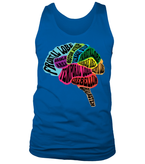 Neurologist Brain Map Men's Tank Top