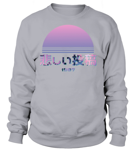 SAD POST 1987 Vaporwave tee shirts Women's Sweatshirt