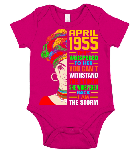 April 1955 The Storm Tshirt Short Sleeve Baby One-Piece