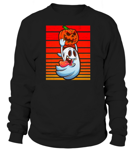 Halloween Ghost Pumpkin Funny ghosts Women's Sweatshirt