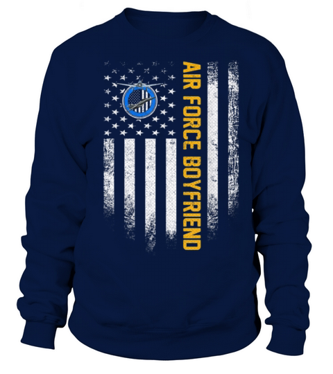 Vintage USA American Flag Proud Air Force Veteran Men's Sweatshirt