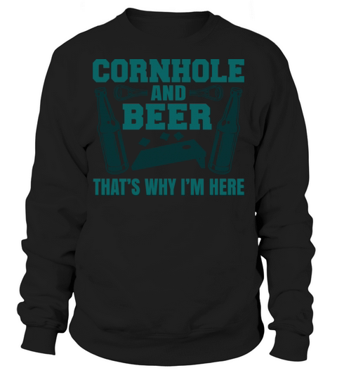 Cornhole and Beer Toss funny Cornhole Outfit hole Men's Sweatshirt