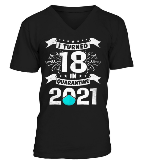 18th Birthday Gift Vintage 2003 18 Years Men's V-Neck T-shirt