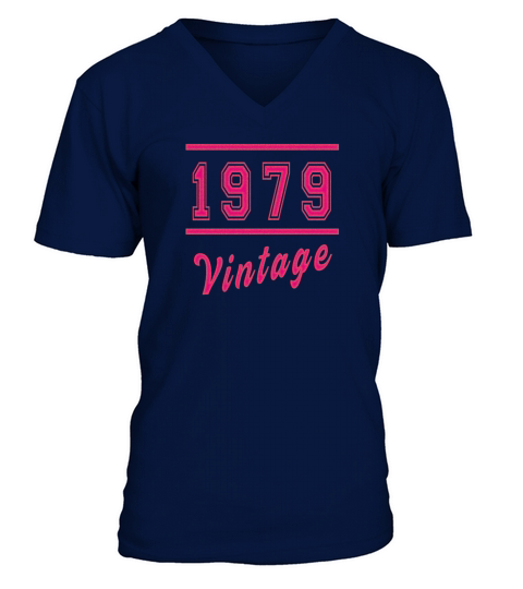1979 Vintage Birthday Retro Classic Men's V-Neck T-shirt