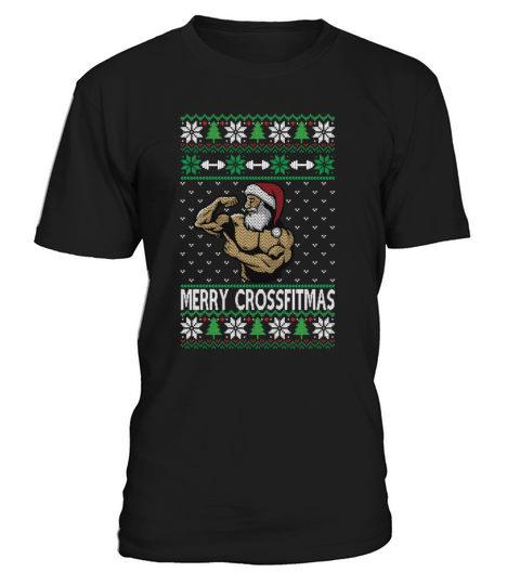 Merry Crossfitmas Santa CrossFit Fitness Gym Gifts Men's T-Shirt