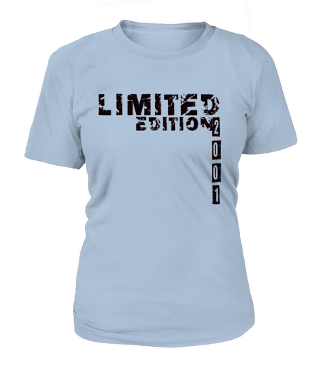 Limited Edition 2001 Birthday Boys Girl Women's T-Shirt