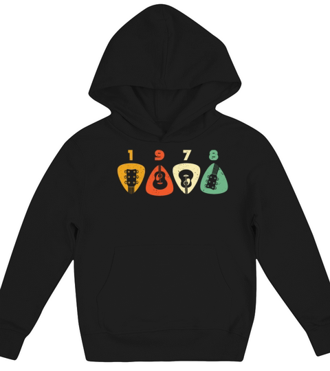 1978 Birthday Pick TShirt 43rd Birthday Shirt Born Kids Hoodie