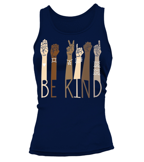 Be Kind Sign Language Hand Talking Teachers Women's Tank Top