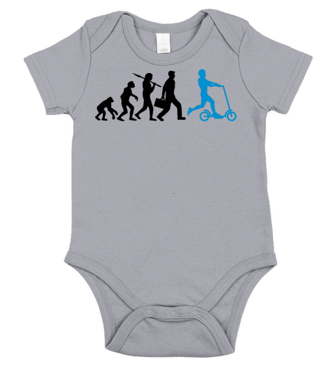 electric scooter evolution born to drive clipart e Short Sleeve Baby One-Piece