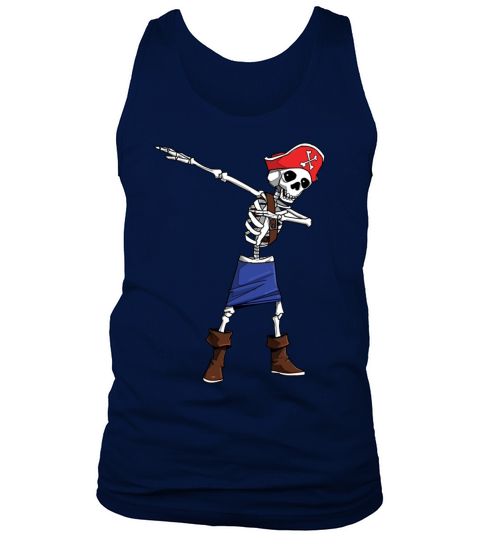 Halloween Pirate Dabbing Skeleton Gift Dab print Men's Tank Top