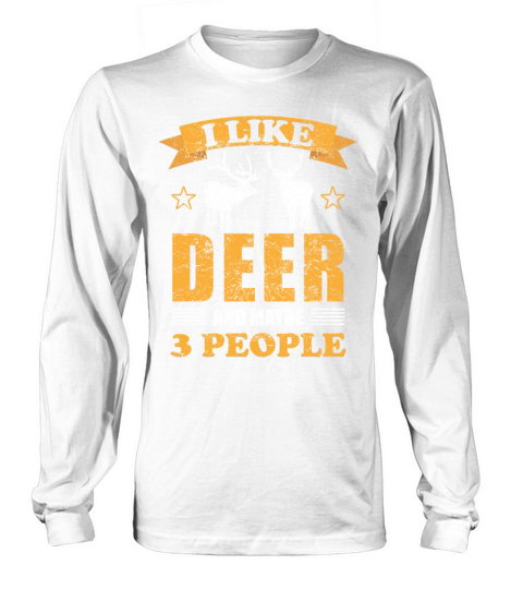 Deer Forest Animal Lovers Quote Gift Long sleeved Unisex