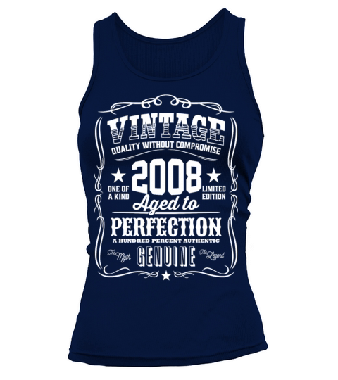 Vintage 2008 Aged to Perfection Women's Tank Top