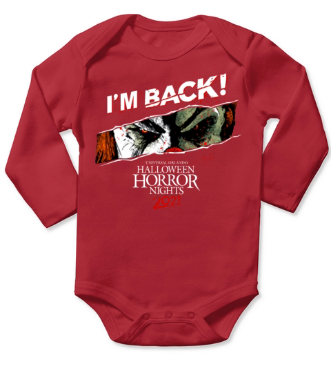 Halloween Horror Nights 2021 1b Long Sleeve Baby One-Piece