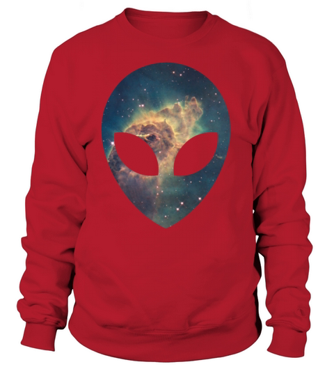 Alien Head Space Style Women's Sweatshirt