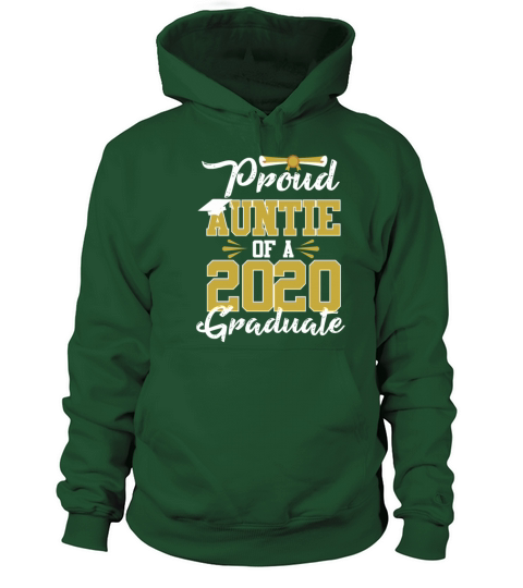 Proud Auntie Of A 2020 Graduate Aunt Family Women's Hoodie