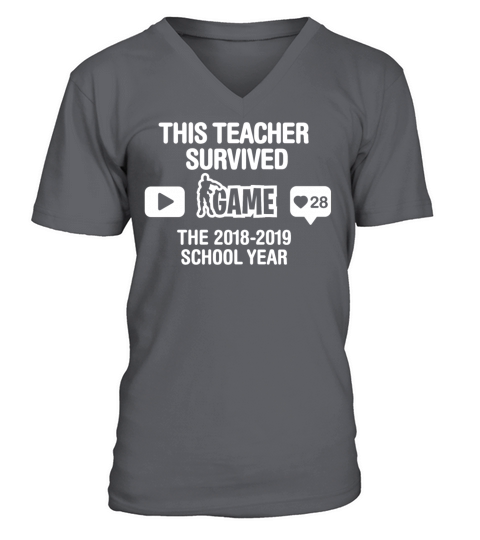 This teacher survived the 2018 2019 school year Men's V-Neck T-shirt