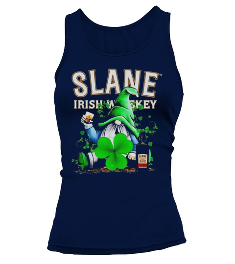 Gnome and Slane Irish Whiskey shamrock St Patrick’s Day shirt Women's Tank Top
