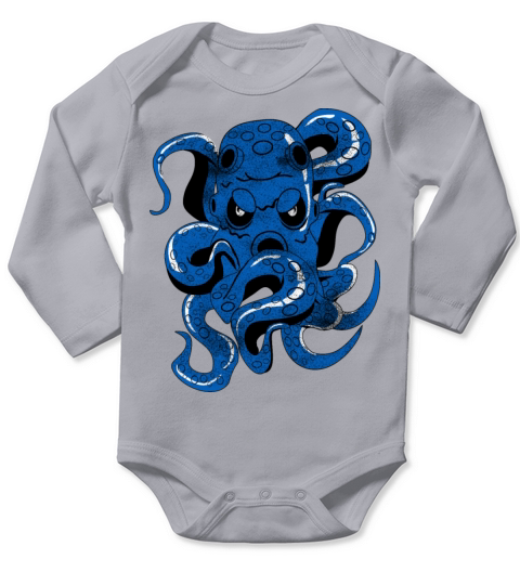 Octopus Tentacle Long Sleeve Baby One-Piece