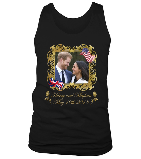 Prince Harry and Meghan Markle Tank Top Unisex