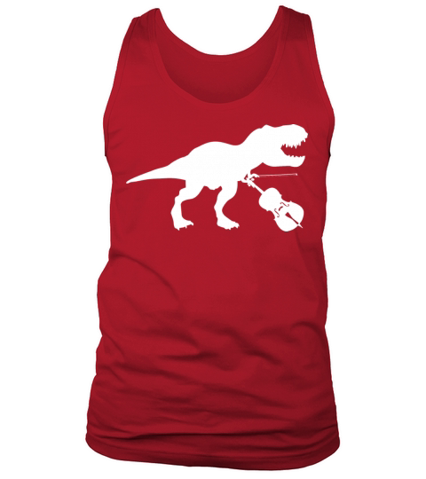 Cellosaurus Cello Cellist Dinosaur Rex Music Tank Top Unisex