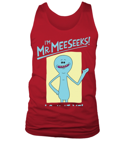 Rick Morty Im Mr Meeseeks Look At Me Men's Tank Top