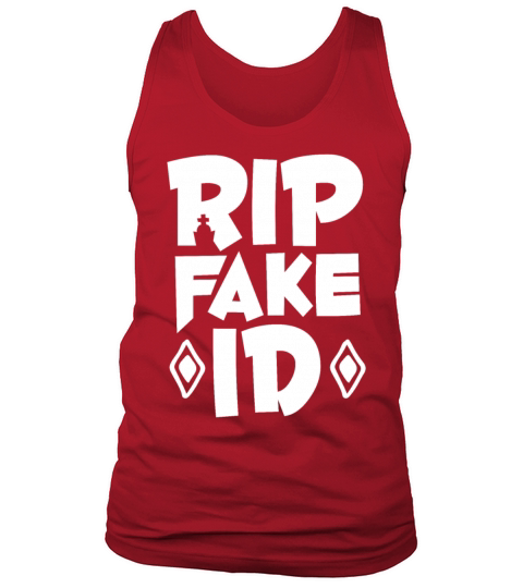 21st Birthday RIP Fake ID Turning 21 Men's Tank Top