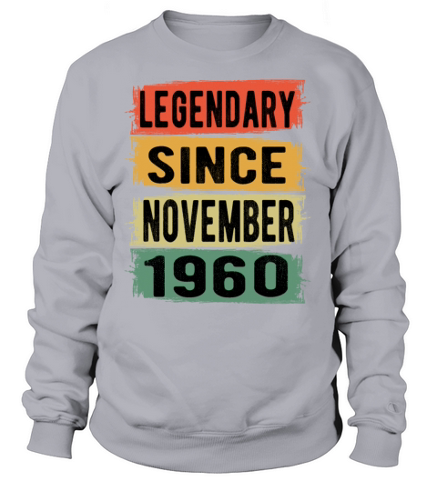 Birthday Gift November 1960 Women's Sweatshirt