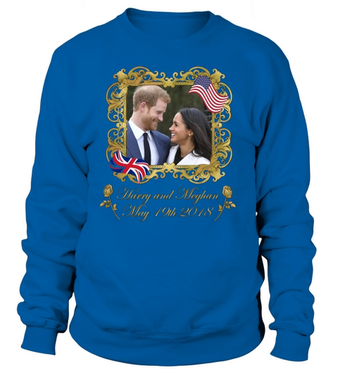 Prince Harry and Meghan Markle Sweatshirt Unisex