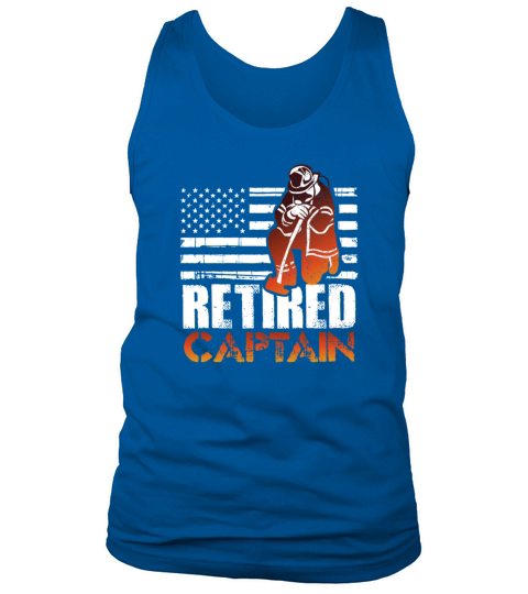 Retired American Firefighter Captain Retirement Men's Tank Top