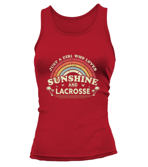 A Girl Who Loves Sunshine And Lacrosse Tank top Woman