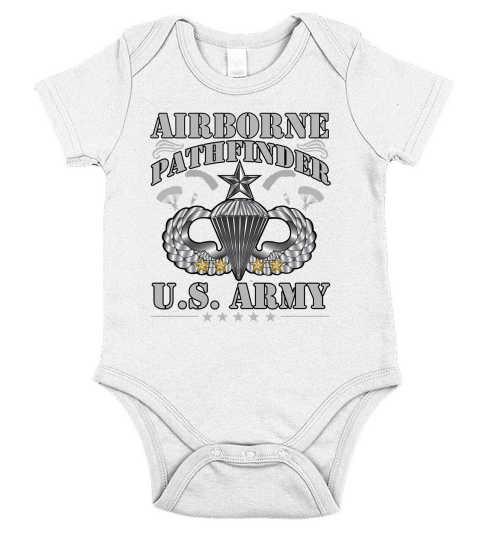 Airborne Pathfinder US Army Short Sleeve Baby One-Piece