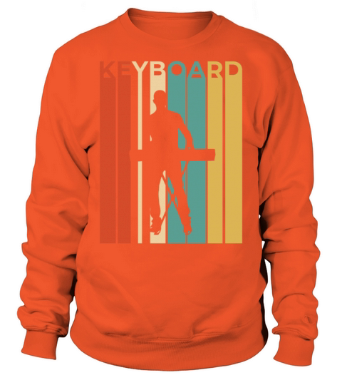 Vintage Keyboard - Keyboarder Music Piano Gift Men's Sweatshirt
