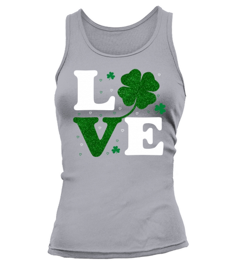 st patricks day   LOVE Tank top Woman