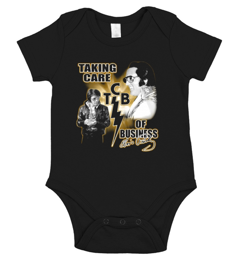 Elvis presley- TCB Short Sleeve Baby One-Piece