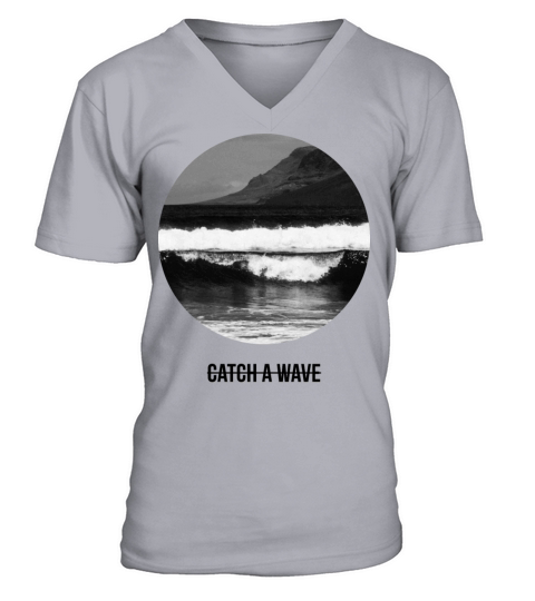catch a wave Men's V-Neck T-shirt