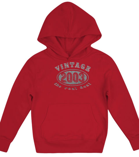 Vintage 2003 Birthday Kids Hoodie