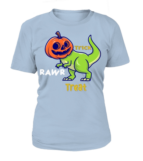 Kids Trick Rawr Treat Toddler Boys Halloween Shirt Women's T-Shirt