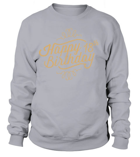 Happy 18th Birthday Women's Sweatshirt